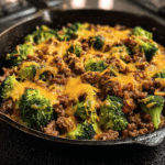 Keto Hamburger Broccoli Skillet: A Flavorful One-Pan Dinner