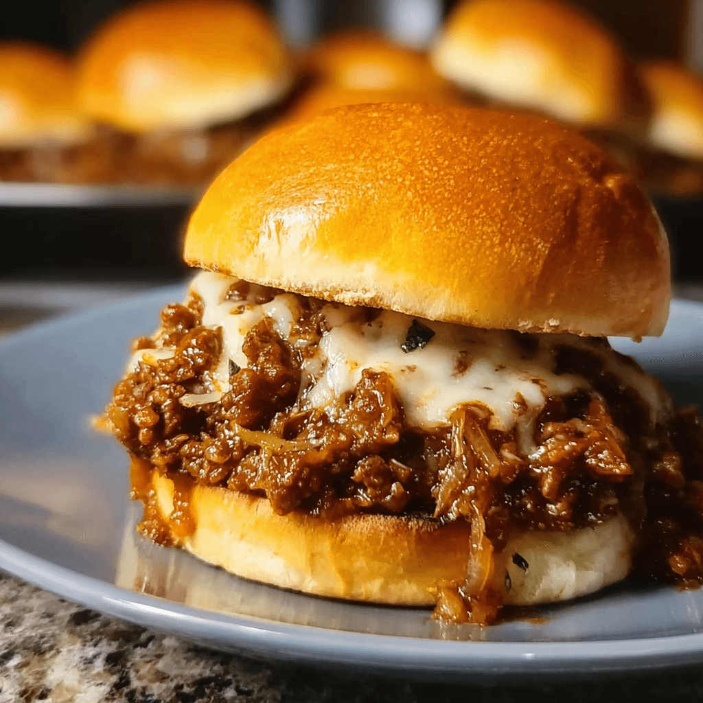 French Onion Beef Sloppy Joes | A Flavorful Sandwich Sensation