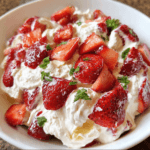 Strawberry Cheesecake Salad: Spring’s Creamiest Cold Dish