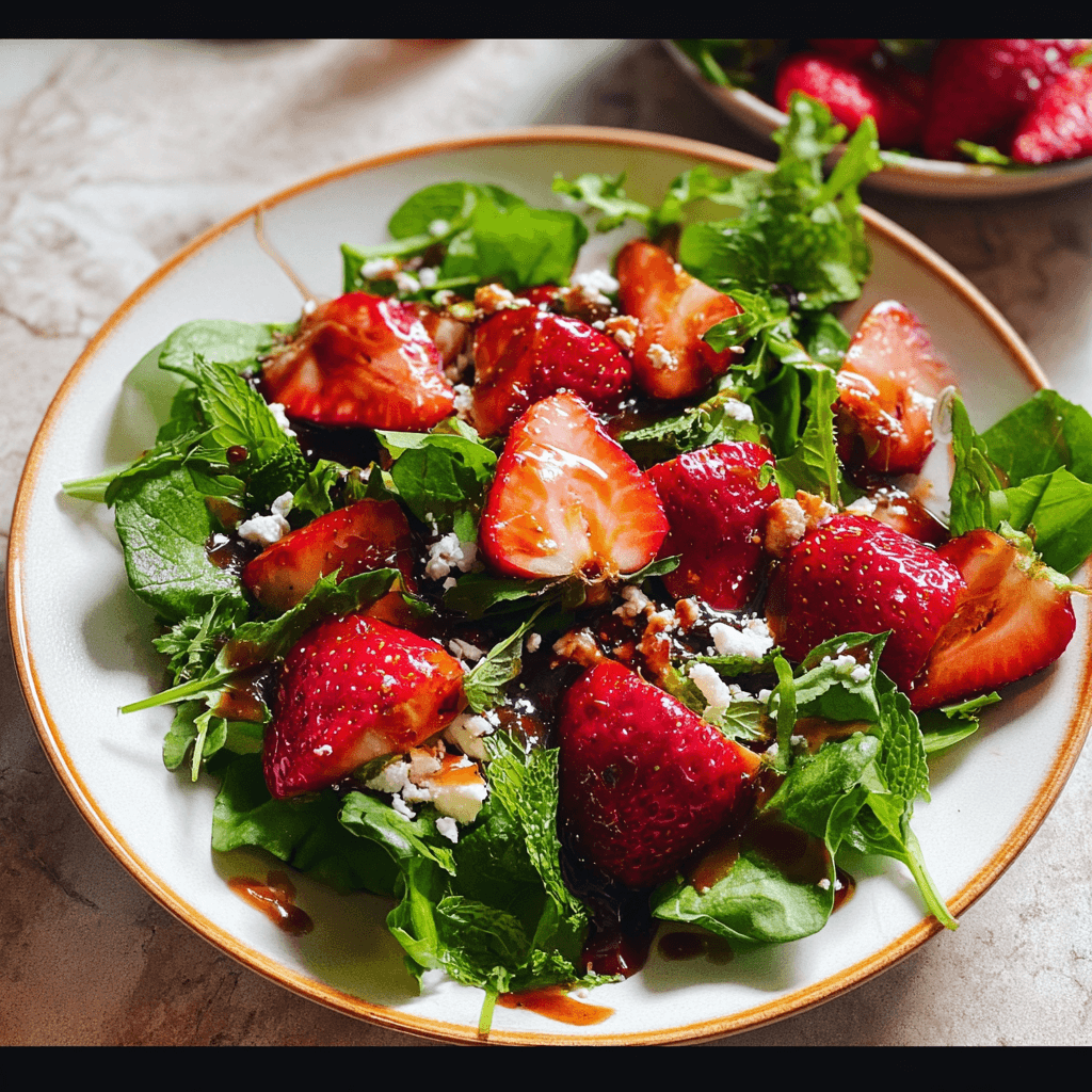Balsamic Strawberry Salad: A Flavorful Twist