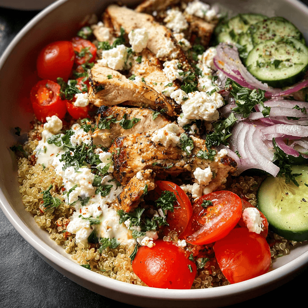 Mediterranean Chicken Quinoa Bowl for Quick Weeknight Meals