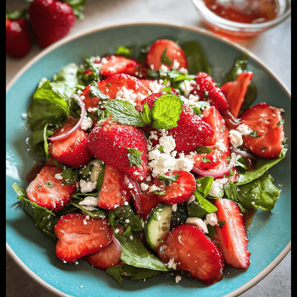 Strawberry Feta Salad: A Quick, Flavorful Twist on Summer’s Best
