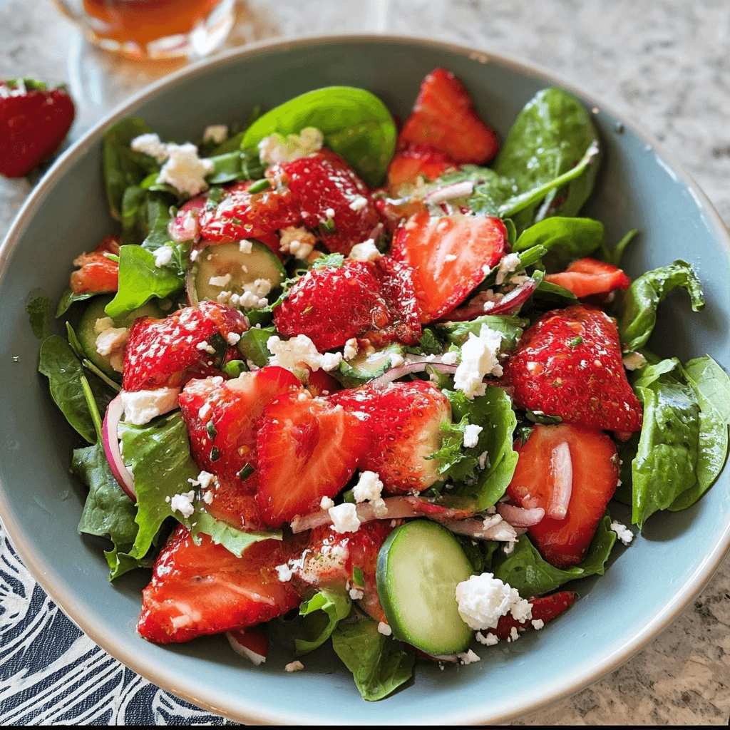 Strawberry Feta Salad: A Quick, Flavorful Twist on Summer’s Best