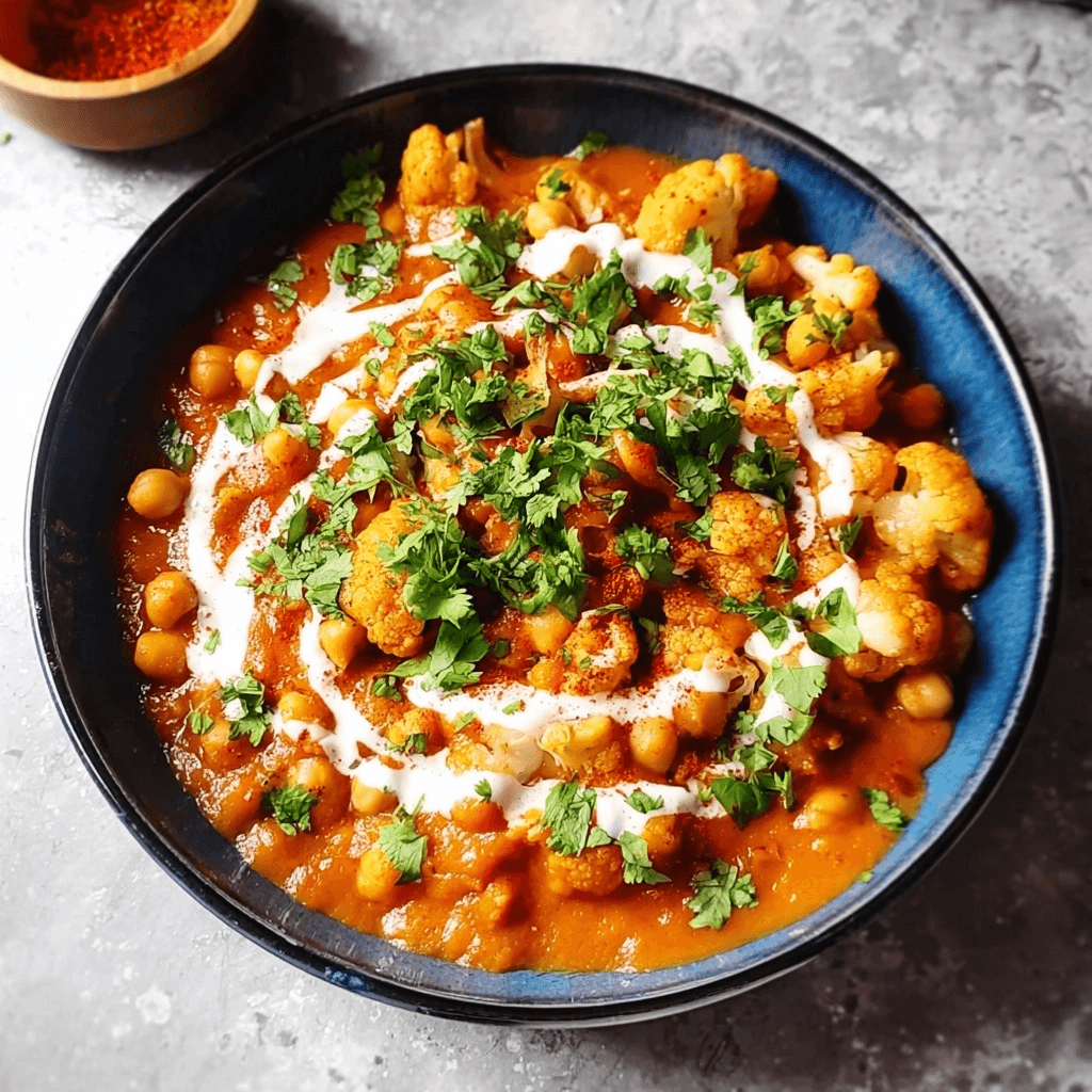 Cauliflower Chickpea Curry | A Flavorful One-Pot Dish