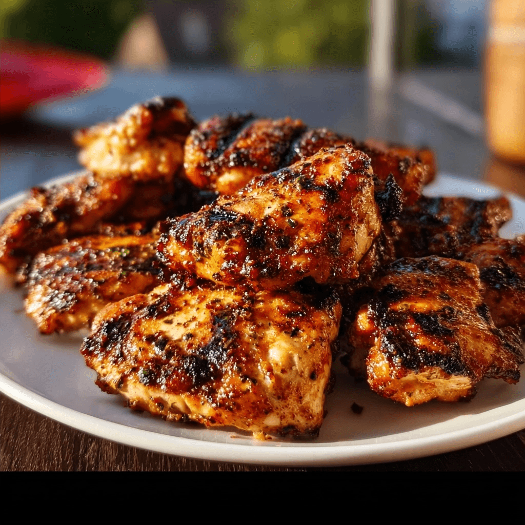 Grilled Boneless Chicken Thighs with a Flavorful Twist