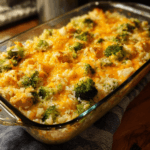Cheesy Broccoli Chicken and Rice Casserole Recipe