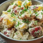 Creamy Red Potato Salad Recipe with Dill Pickles 3 Creamy Red Potato Salad Recipe with Dill Pickles