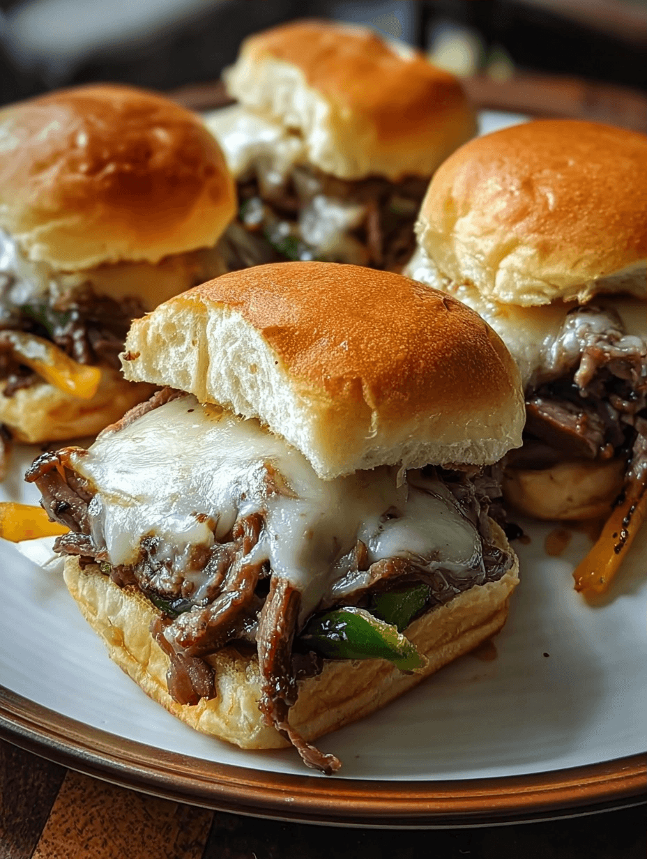 Philly Cheesesteak Sliders Recipe 2 Philly Cheesesteak Sliders Recipe