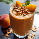 Peach Crisp Smoothie: A Refreshing Twist on a Classic