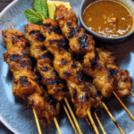 Malaysian Chicken Satay Recipe: Juicy Skewers with Flavorful Peanut Sauce
