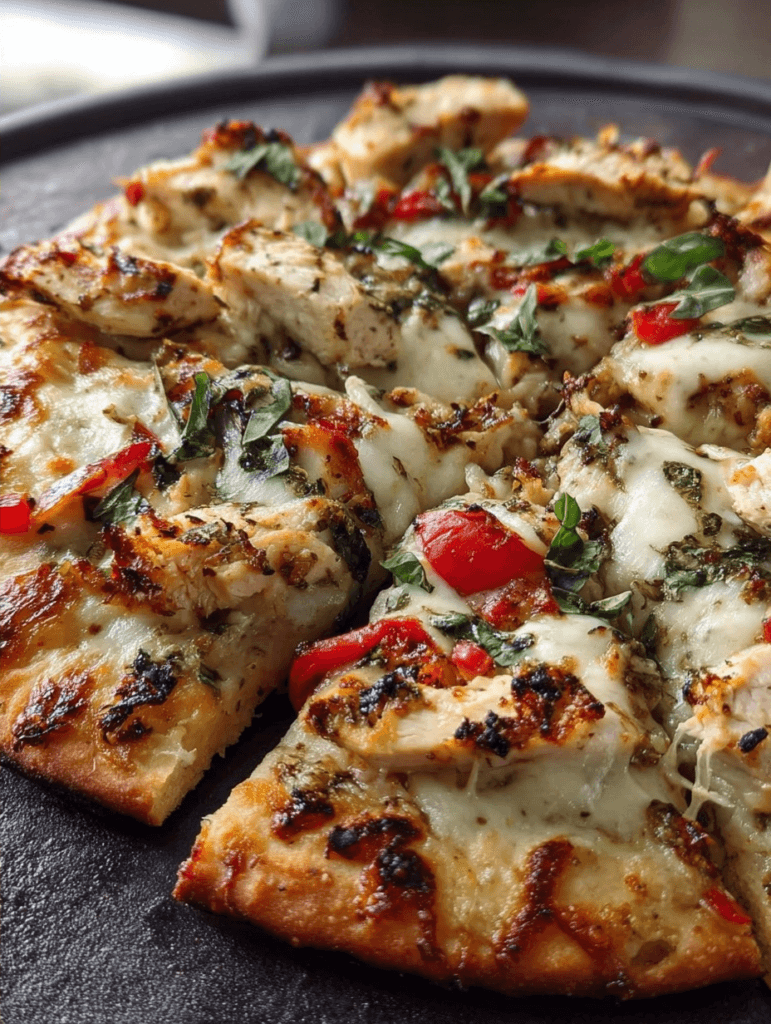 Tuscan Grilled Chicken Pizza Recipe