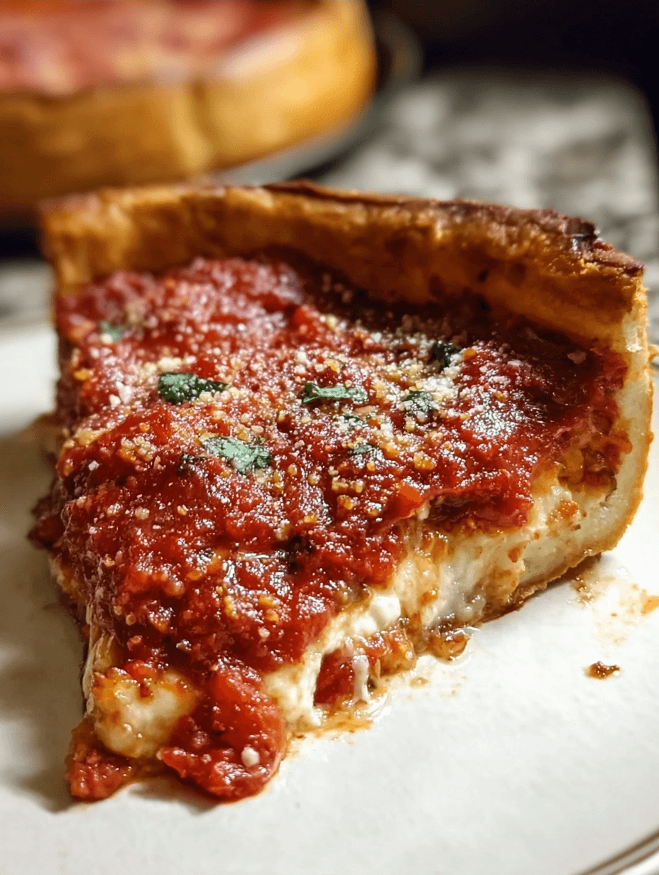 Chicago-Style Deep Dish Pizza Recipe 2 Chicago-Style Deep Dish Pizza Recipe