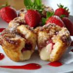 Strawberry French Toast Muffins for Breakfast Lovers 3 Strawberry French Toast Muffins for Breakfast Lovers
