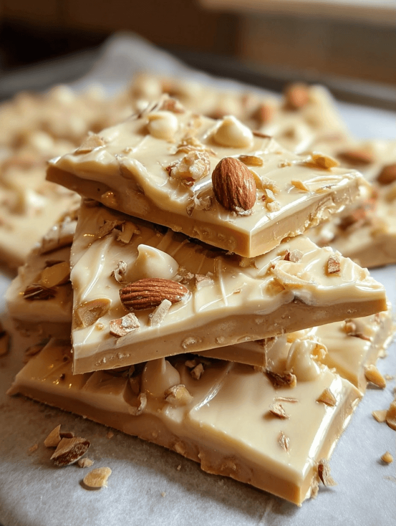 White Chocolate Peanut Butter Bark Recipe