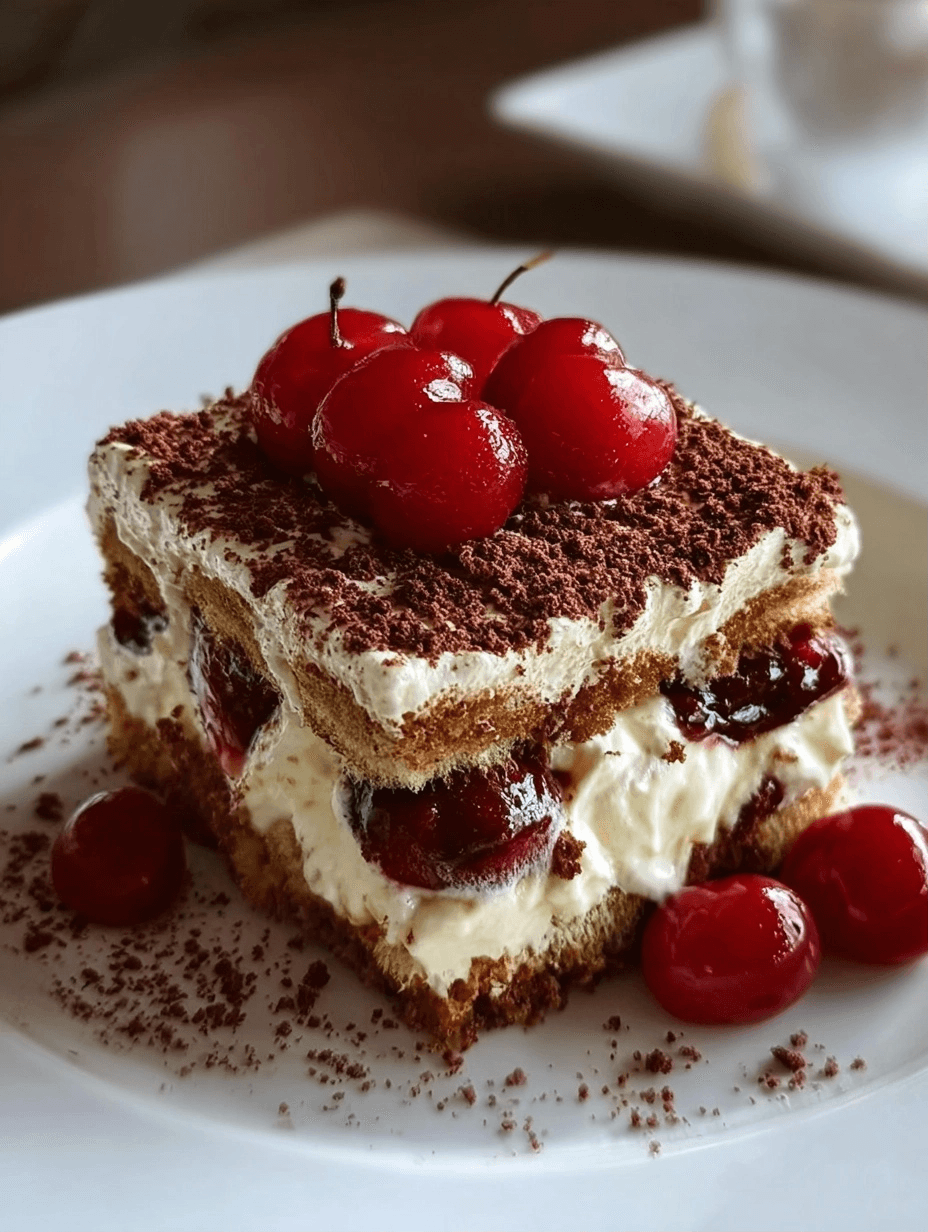 Cherry Amaretto Tiramisu Recipe 2 Cherry Amaretto Tiramisu Recipe