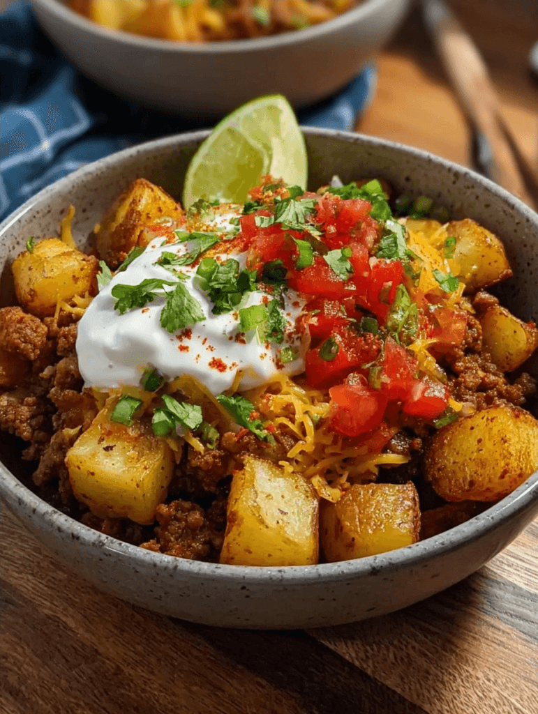 Potato Taco Bowl Meal Prep for Quick Family Dinners