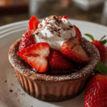No Bake Chocolate Strawberry Pudding Dessert Made with Sandwich Cookies 3 No Bake Chocolate Strawberry Pudding Dessert Made with Sandwich Cookies