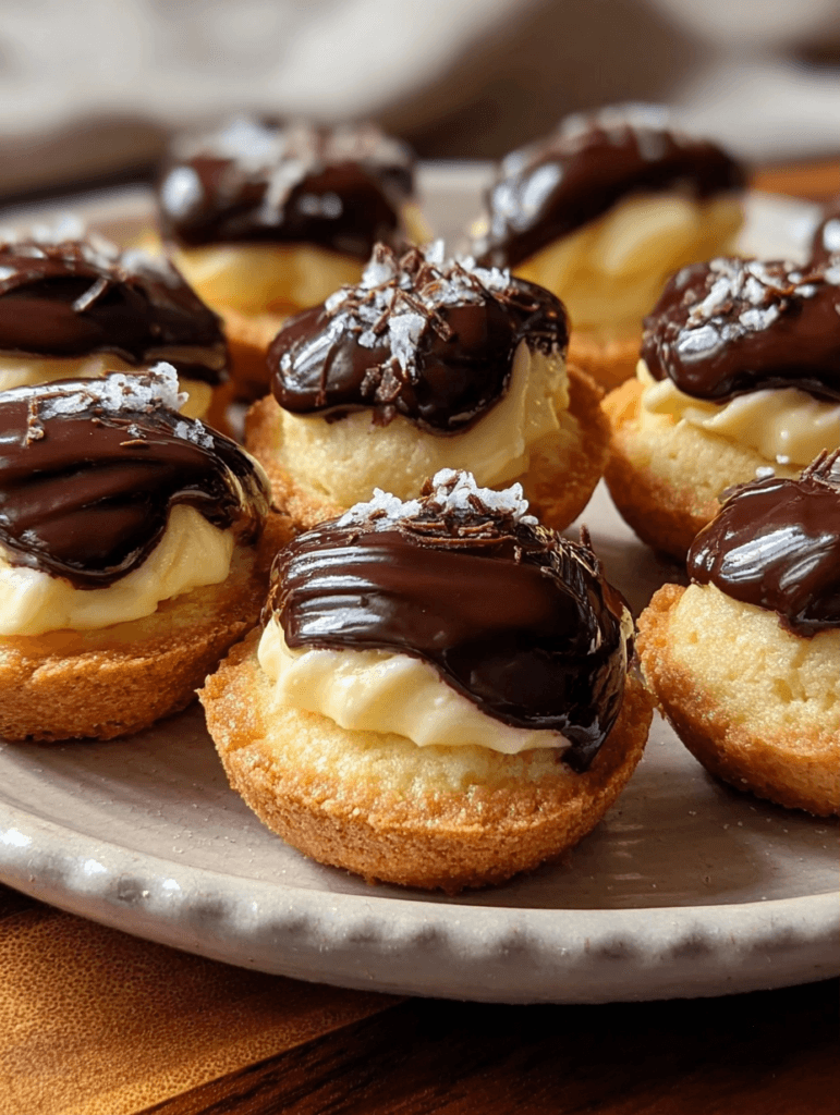 Easy Boston Cream Pie Cookie Bites | Sweet Treat