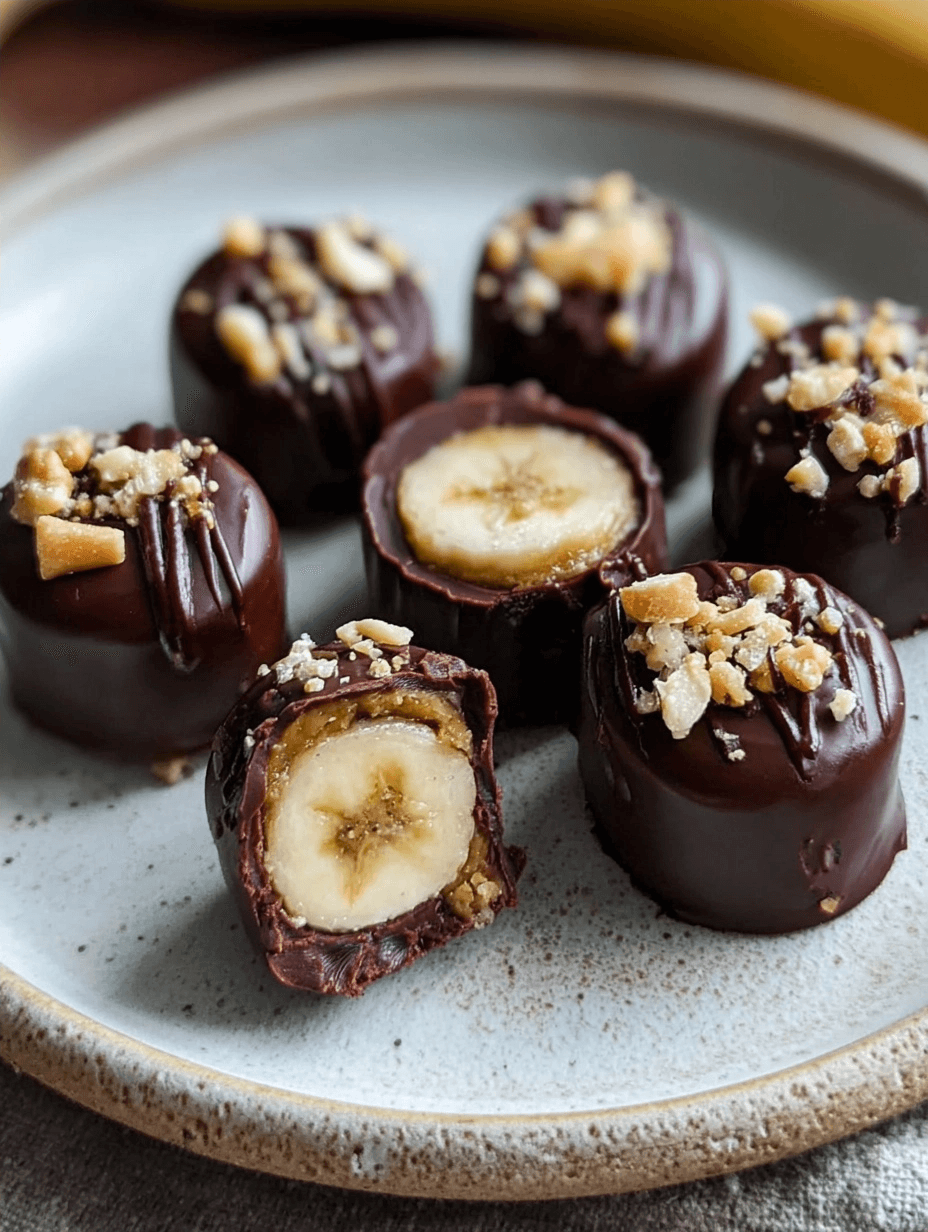 Chocolate Peanut Butter Banana Bites 2 Chocolate Peanut Butter Banana Bites