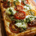 Pesto Caprese Puff Pastry Pizza Recipe 3 Pesto Caprese Puff Pastry Pizza Recipe