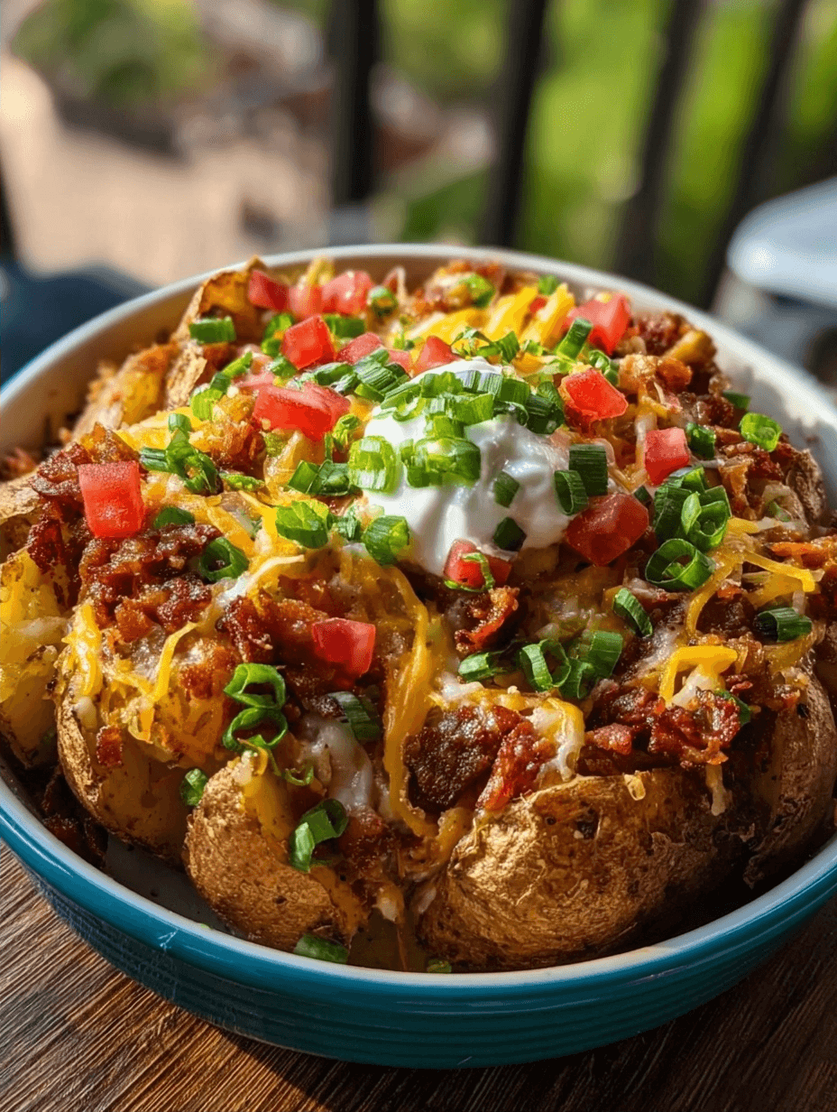 Loaded Southwest Potato Bowls Recipe with Savory Toppings 2 Loaded Southwest Potato Bowls Recipe with Savory Toppings
