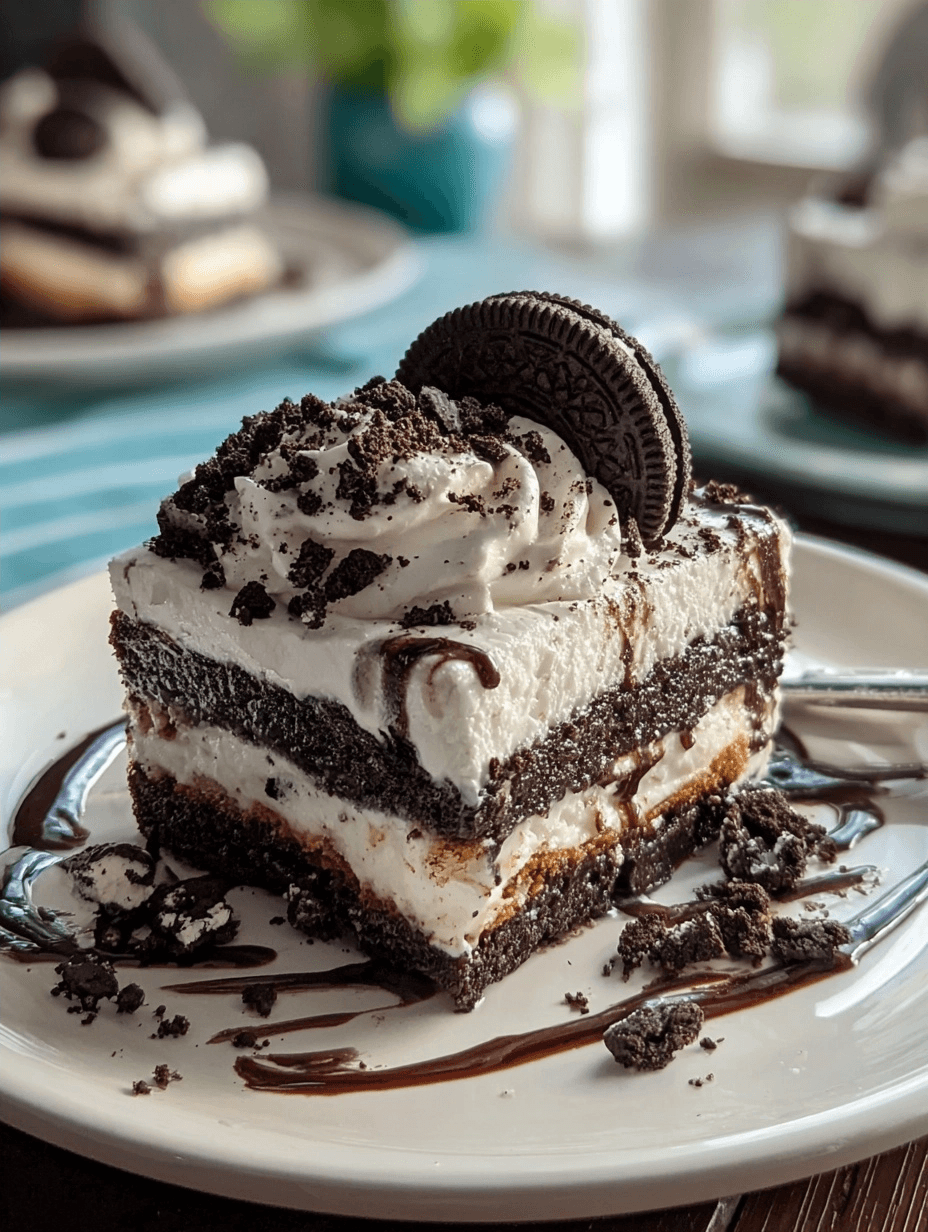SUMMER OREO ICE BOX CAKE: A No-Bake Dessert Delight 2 SUMMER OREO ICE BOX CAKE: A No-Bake Dessert Delight