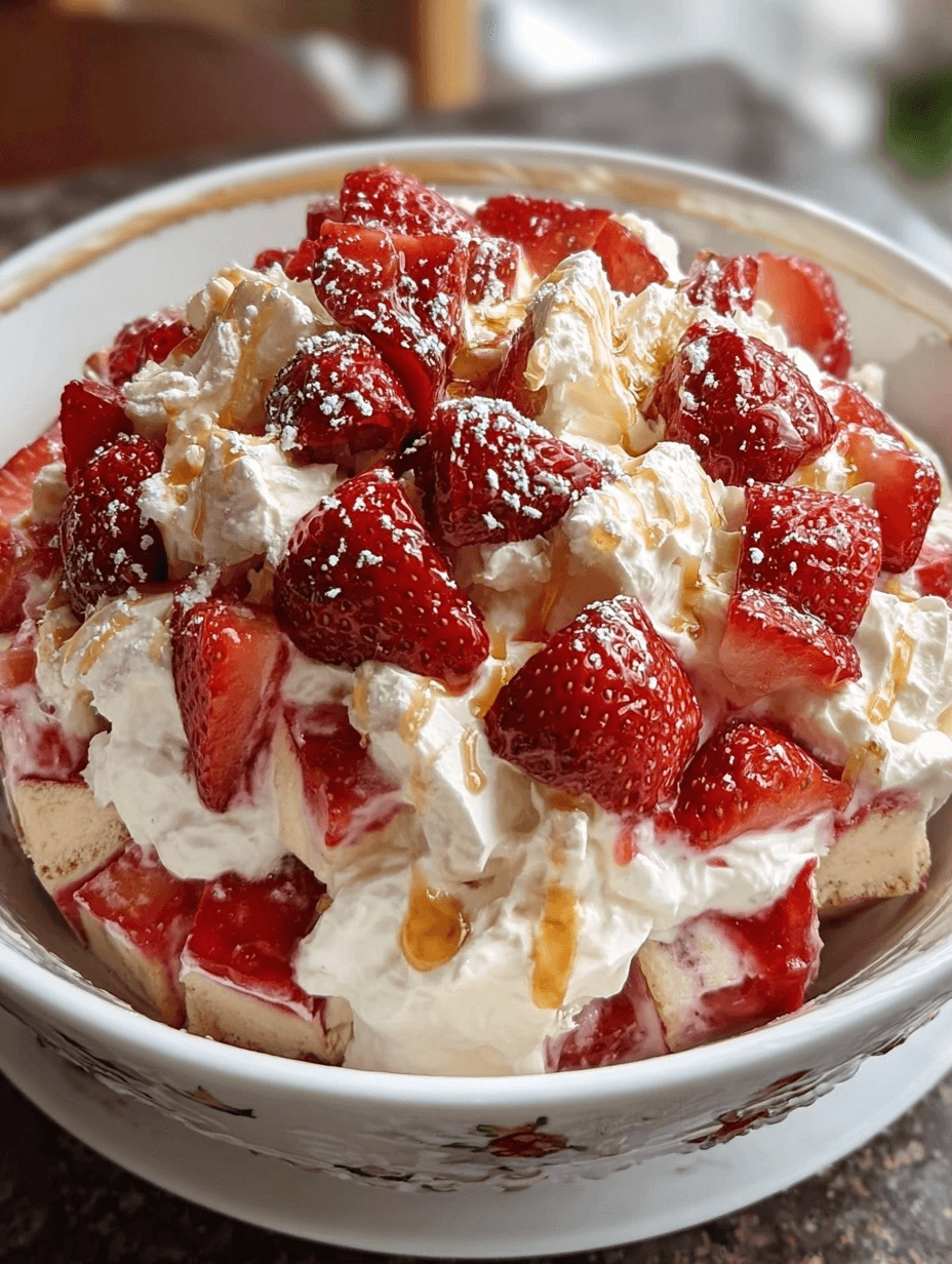 Strawberry Cheesecake Salad Recipe 2 Strawberry Cheesecake Salad Recipe