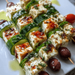 Feta Skewers with Cucumber: A Refreshing Mediterranean Snack 3 Feta Skewers with Cucumber: A Refreshing Mediterranean Snack