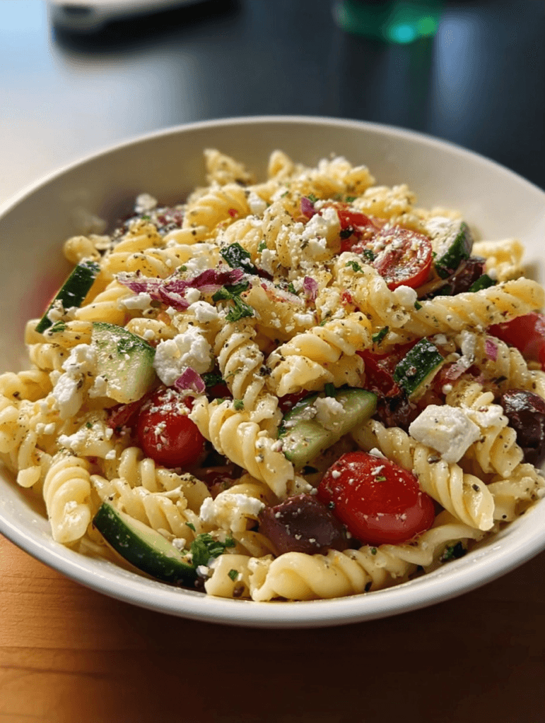 Easy Greek Pasta Salad for Weekday Comfort