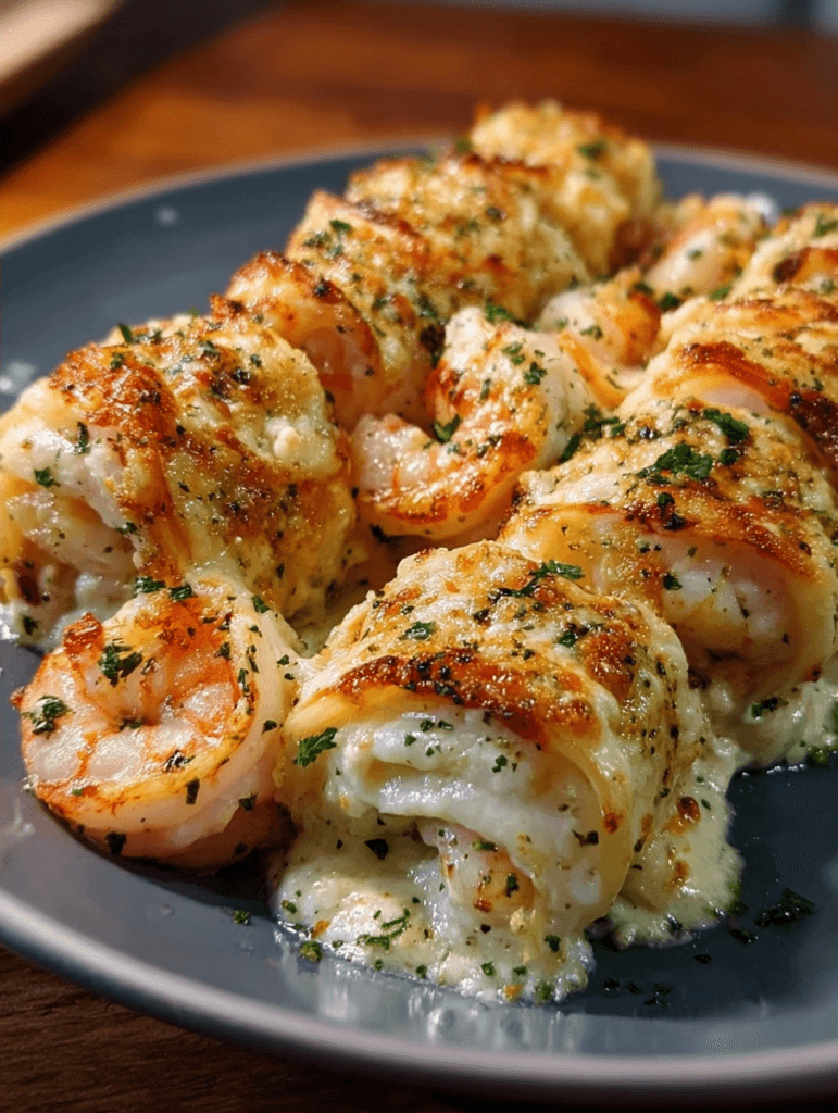 Creamy Garlic Parmesan Shrimp Roll Ups: A Flavorful Twist