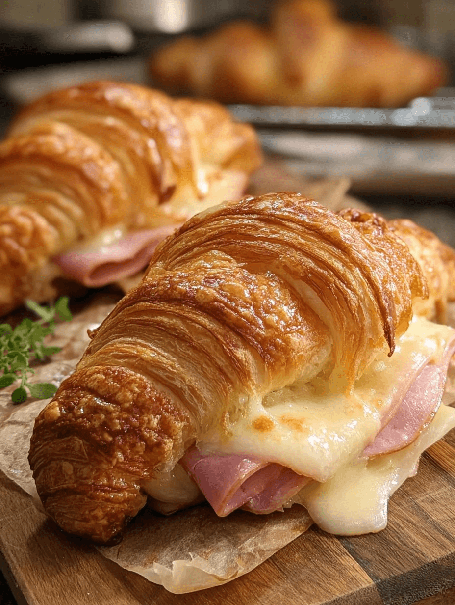 Baked Ham and Cheese Croissants for Any Occasion