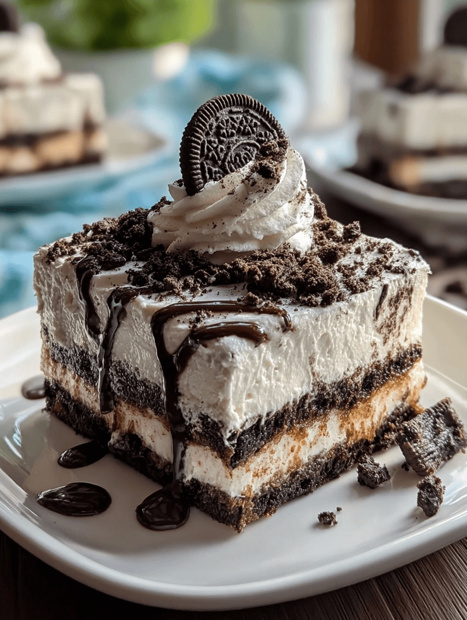 Summer Oreo Ice Box Cake: A Crispy No-Bake Treat 2 Summer Oreo Ice Box Cake: A Crispy No-Bake Treat