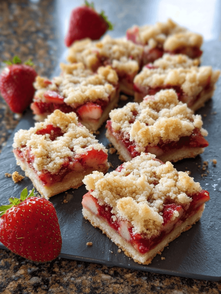 Strawberry Crumb Bars: A Sweet, No-Fuss Treat