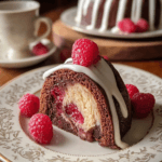 Chocolate Raspberry Bundt Cake with White Chocolate Glaze 3 Chocolate Raspberry Bundt Cake with White Chocolate Glaze