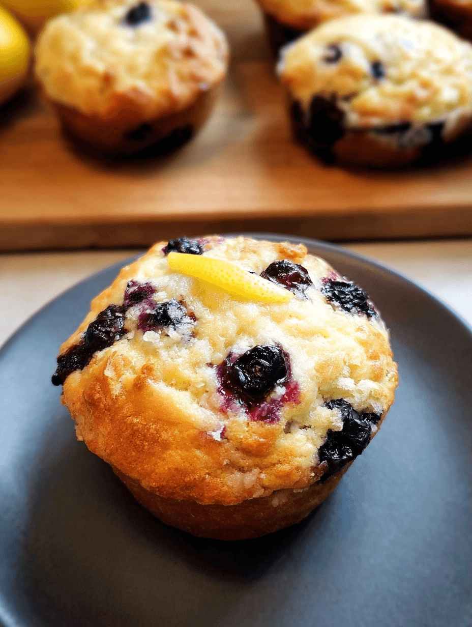 Lemon Blueberry Muffins Recipe: Flaky, Citrusy, and Perfectly Sweet 2 Lemon Blueberry Muffins Recipe: Flaky, Citrusy, and Perfectly Sweet