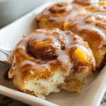 Peach Cinnamon Rolls Every Weekend Baker Will Love