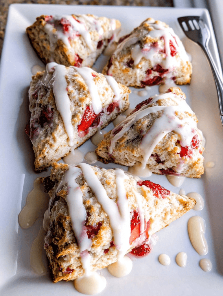Strawberry Scones: Buttery, Sweet & Tart Baking Staple