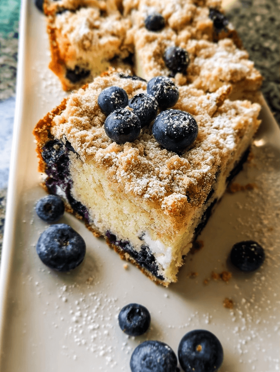 Blueberry Coffee Cake with a Flavorful Twist