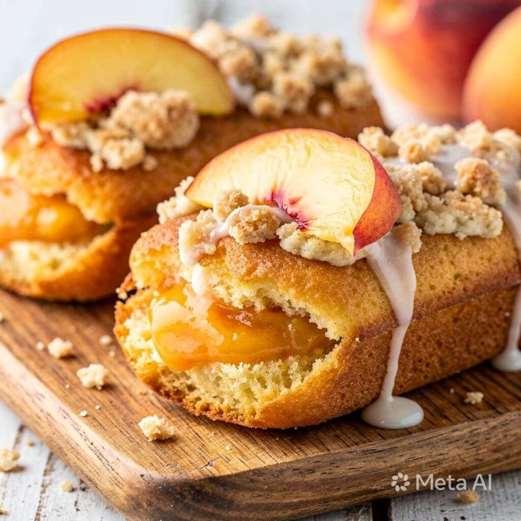 Peach Cobbler Pound Cake Twinkies