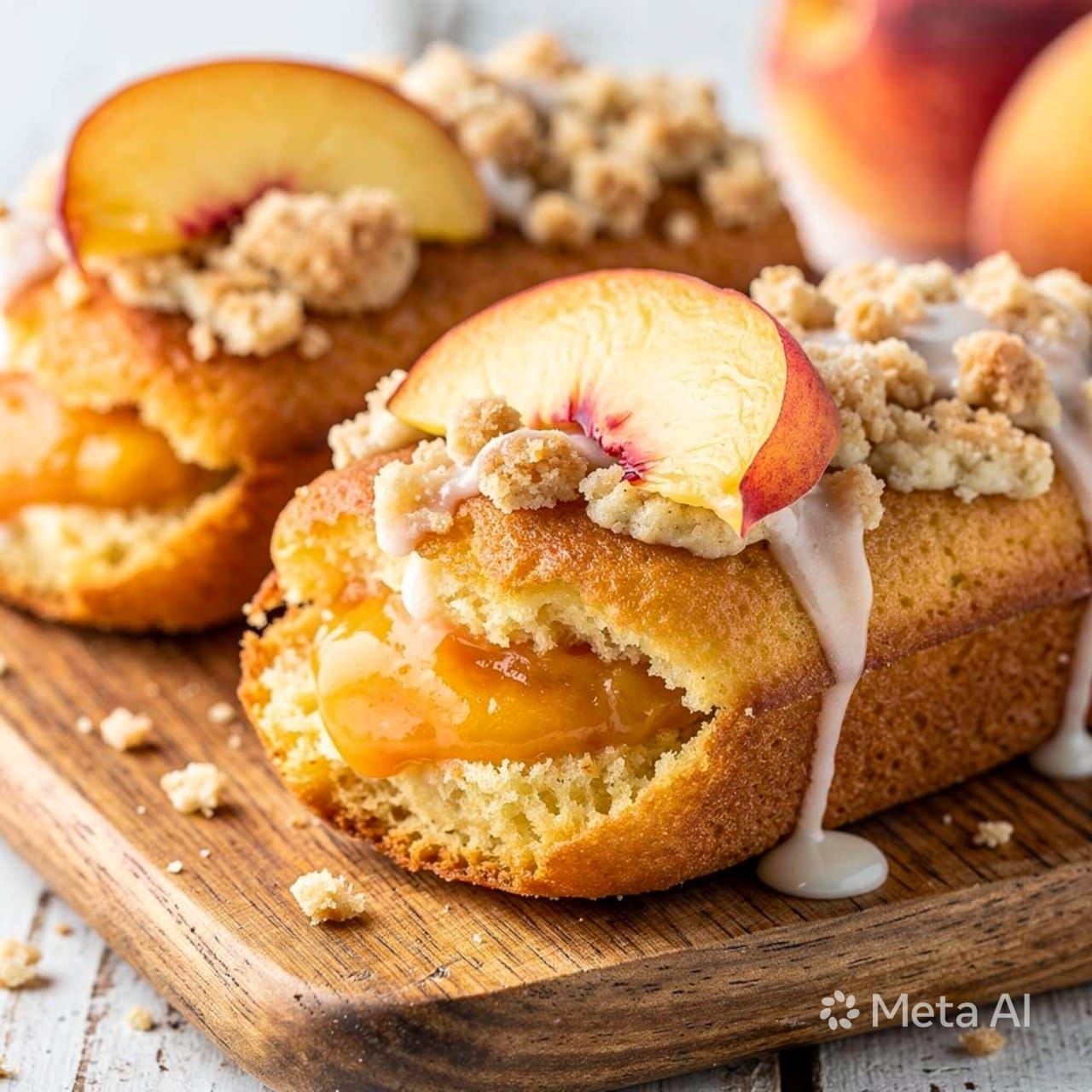 Peach Cobbler Pound Cake Twinkies