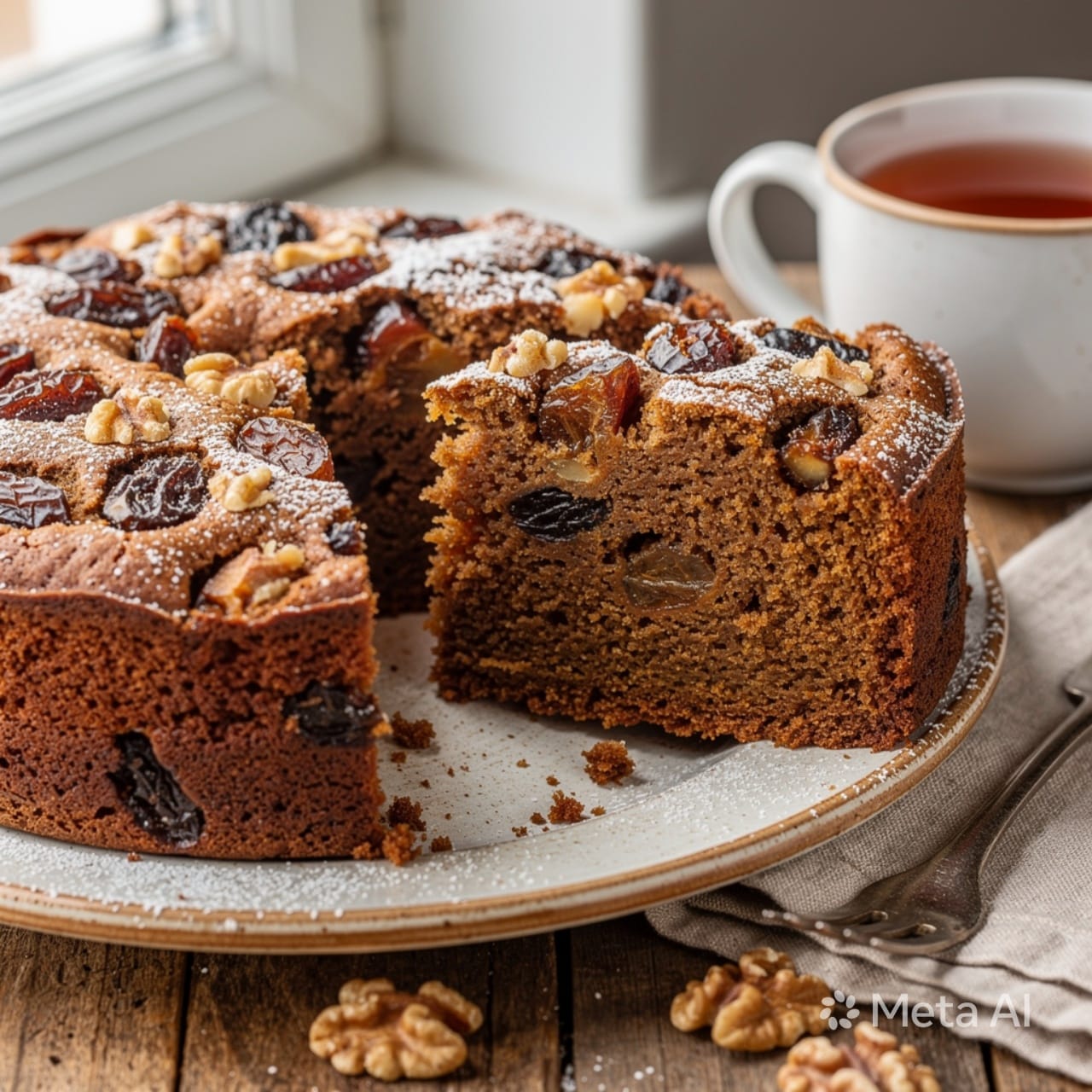 Date and Walnut Cake