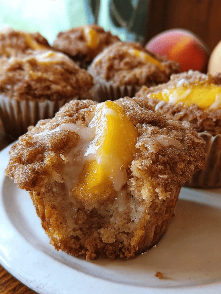 Easy Peach Muffins for Quick, Flavorful Treat