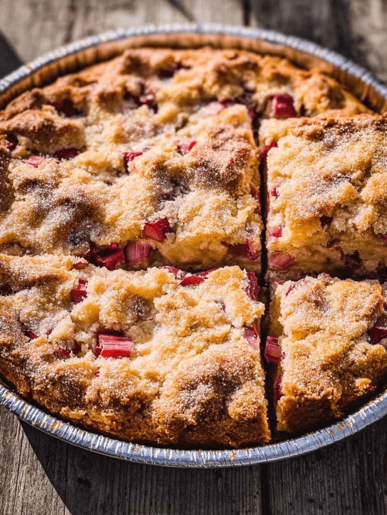 Rhubarb Cake Recipe for Quick Homemade Delights
