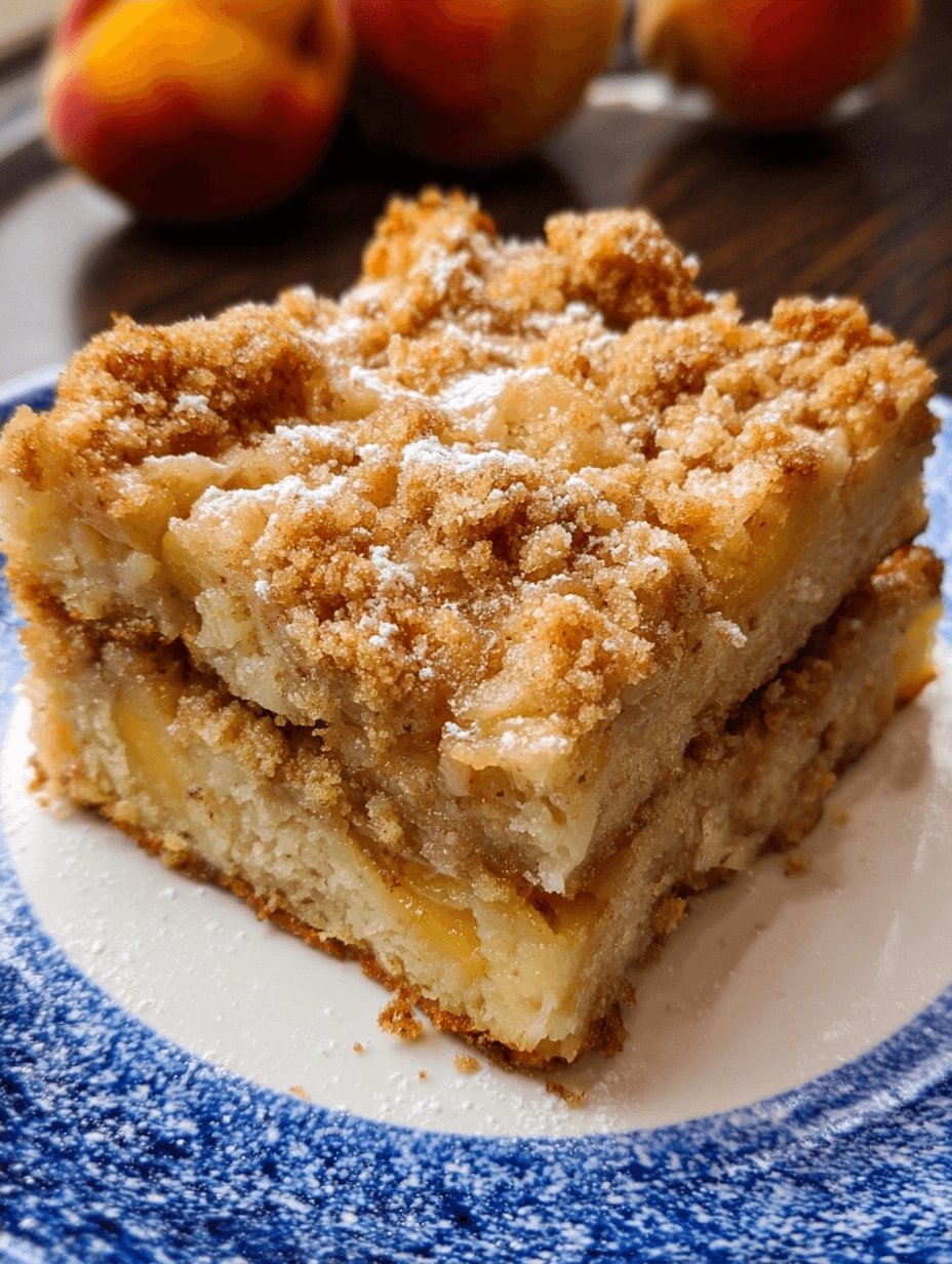 Peach Coffee Cake: Quick, Easy Recipe for Busy Days