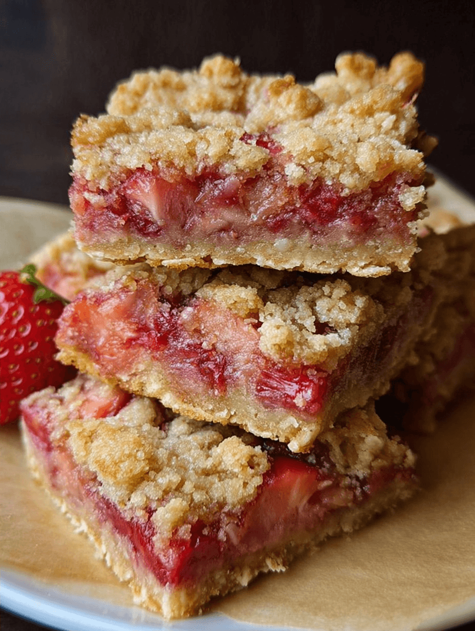 Strawberry Rhubarb Bars: A Crusty Delight for All Occasions