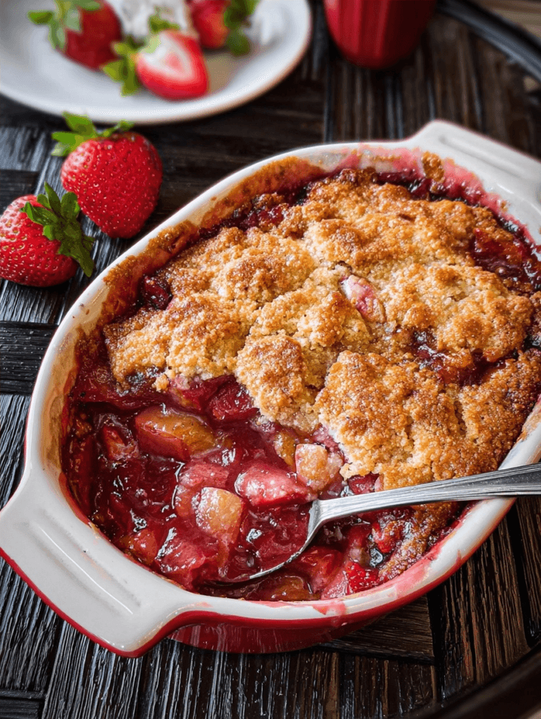 Strawberry Rhubarb Cobbler Recipe: A Timeless Tart-Sweet Dessert