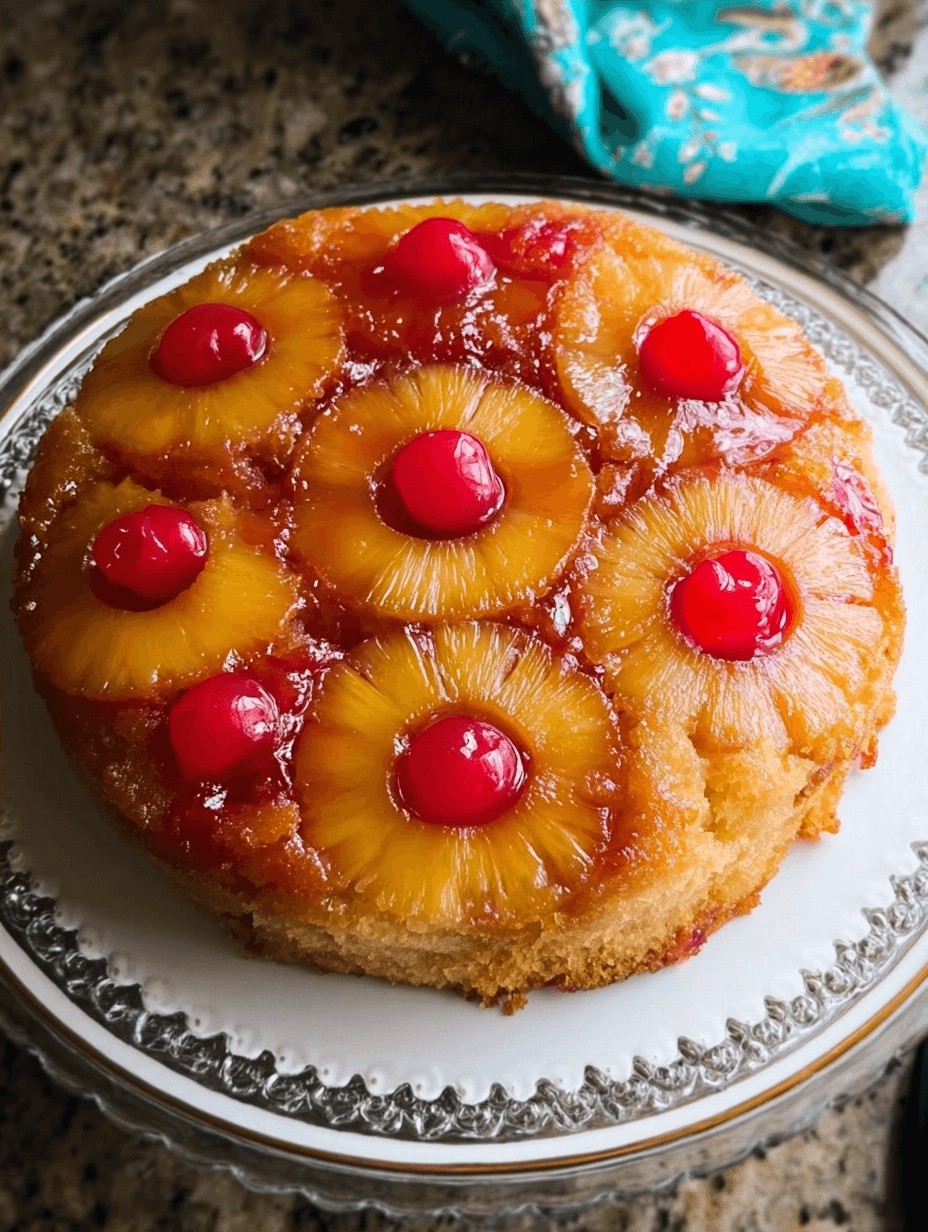 Pineapple Cake Upside Down Cake Recipe
