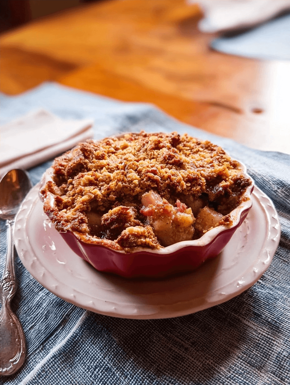 Rhubarb Crisp Recipe: Quick, Easy, and Family-Friendly Dessert