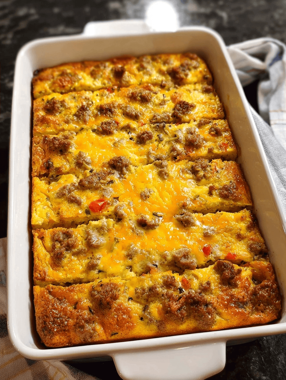 Sausage Breakfast Bake: A Quick & Flavorful Family Favorite