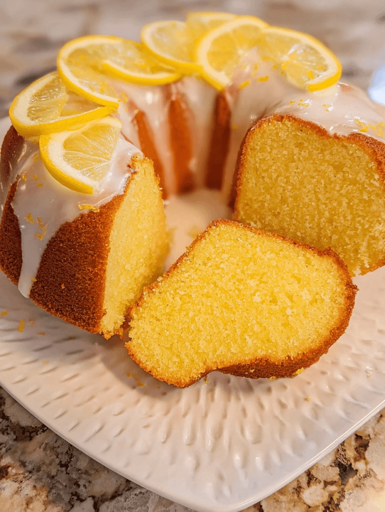 Lemon Bundt Cake from Cake Mix Boxes